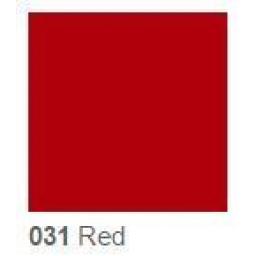 Oracal 651 Series CAD/CAM Plotter Vinyl 031 Red 630mm Wide