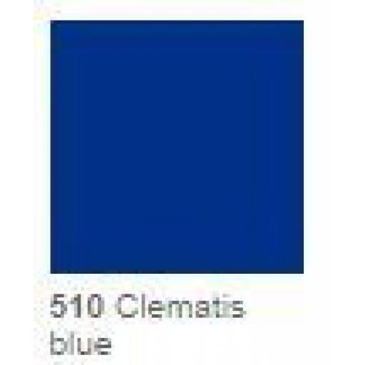 1260mm Wide Clematis Blue Gloss Finish Oracal 751 Cast Sign Vinyl