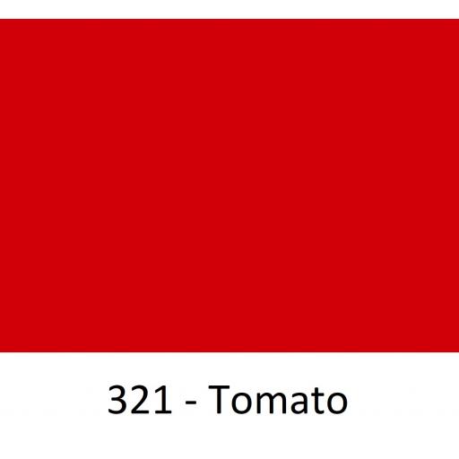 1260mm Wide Oracal 551 Series High Performance Cal Vinyl - Tomato 321