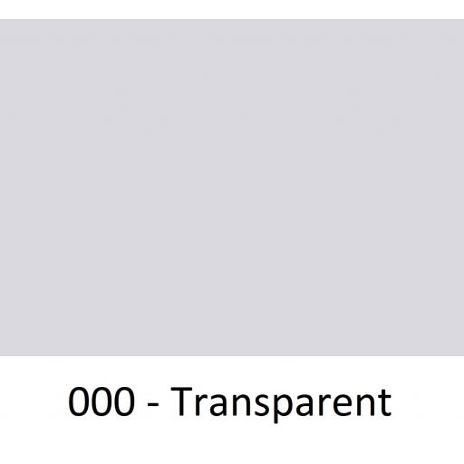 Oracal 651 Series CAD/CAM Plotter Vinyl Gloss 000 Transparent 1260mm Wide