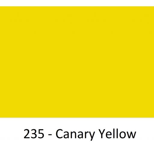 1520mm Wide Oracal 970 Rapid Air Premium Wrapping Cast Vinyl - Canary Yellow 235 Gloss