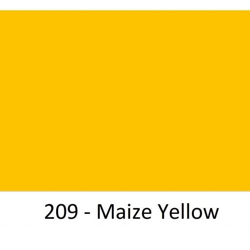 1520mm Wide Oracal 970 Rapid Air Premium Wrapping Cast Vinyl - Maize Yellow 209 Gloss