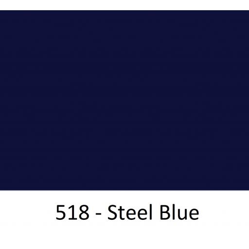 1260mm Wide Steel Blue 518 Gloss Finish Oracal 751 Cast Sign Vinyl