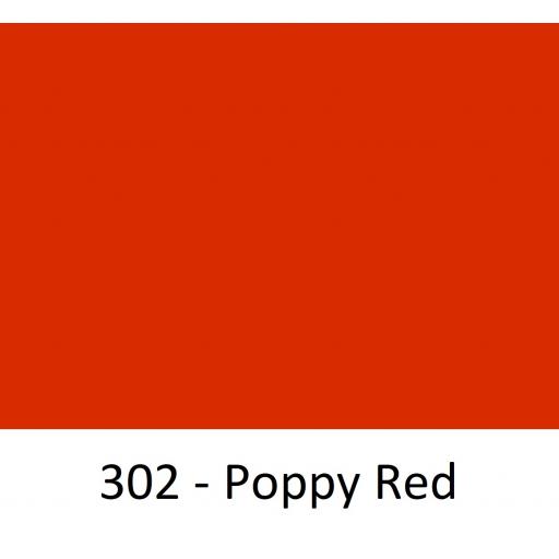 1260mm Wide Oracal 551 Series High Performance Cal Vinyl - Poppy Red 302