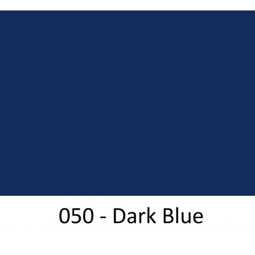 Oracal 651 Series CAD/CAM Plotter Vinyl Gloss 050 Dark Blue 630mm Wide