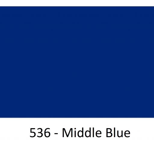 1260mm Wide Middle Blue 536 Gloss Finish Oracal 751 Cast Sign Vinyl