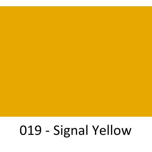 Oracal 651 Series CAD/CAM Plotter Vinyl Gloss 019 Signal Yellow 630mm Wide