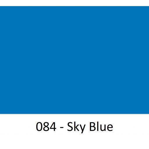 Oracal 651 Series CAD/CAM Plotter Vinyl Gloss 084 Sky Blue 630mm Wide