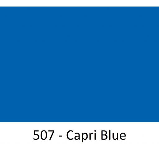 Oracal 751 Cast Vinyl 507 Capri Blue 1260mm Wide (Self Adhesive)