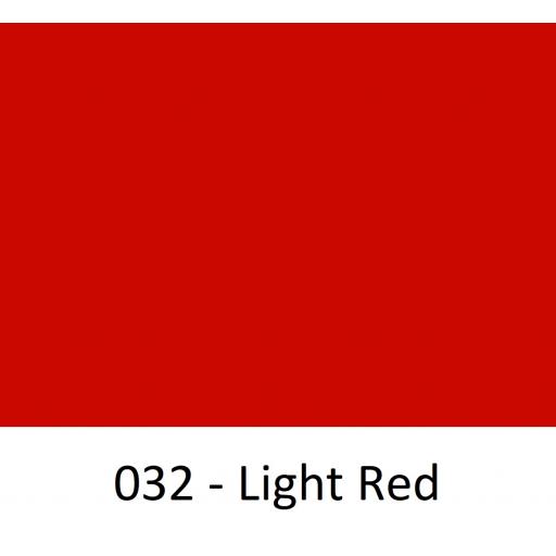 1260mm Wide Light Red 032 Gloss Finish Oracal 751 Cast Sign Vinyl