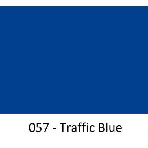 630mm Wide Oracal 751 Series Cast Vinyl 057 Traffic Blue Gloss Finish