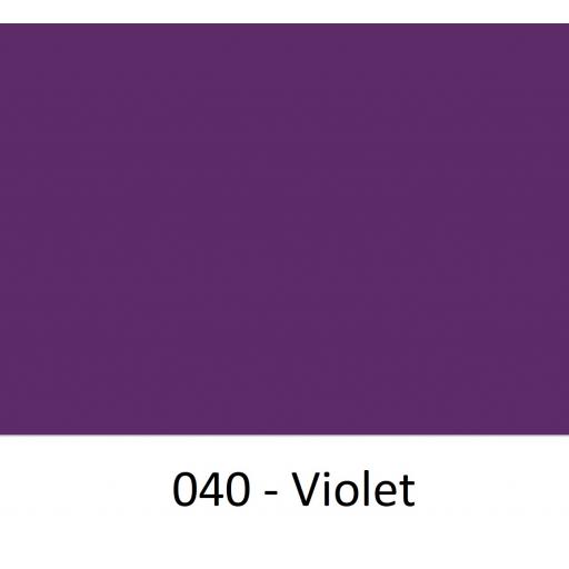 Oracal 651 Series CAD/CAM Plotter Vinyl Gloss 040 Violet 630mm Wide