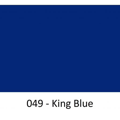 1260mm Wide Oracal 551 Series High Performance Cal Vinyl - King Blue 049