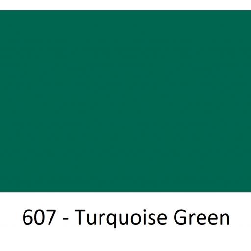 Oracal 751 Cast Vinyl 607 Turquoise Green 630mm Wide (Self Adhesive)