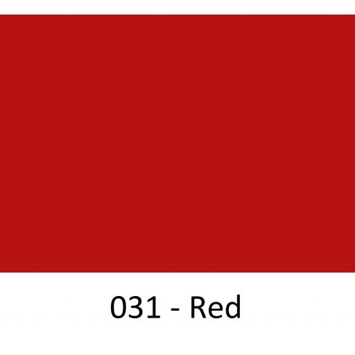 1260mm Wide Oracal 551 Series High Performance Cal Vinyl - Red 031