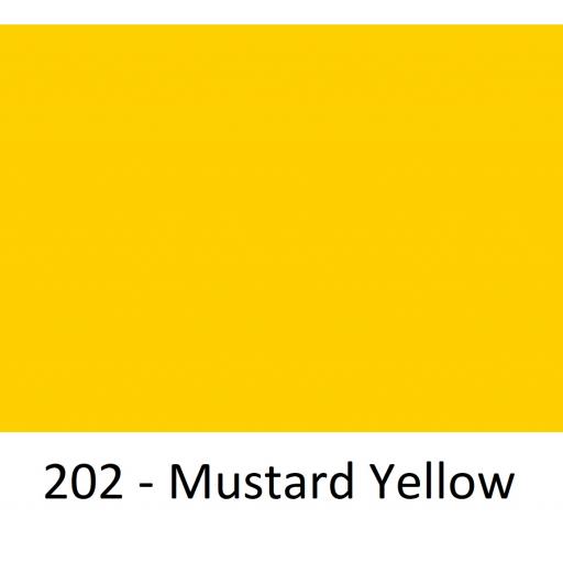 630mm Wide Oracal 551 Series High Performance Cal Vinyl - Mustard Yellow 202