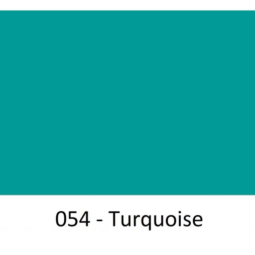 Oracal 651 Series CAD/CAM Plotter Vinyl Gloss 054 Turquoise 630mm Wide