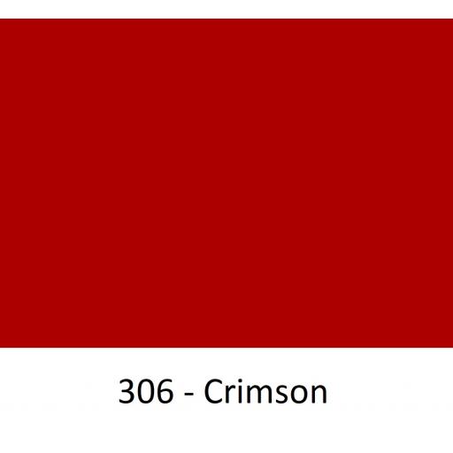 1260mm Wide Crimson 306 Gloss Finish Oracal 751 Cast Sign Vinyl