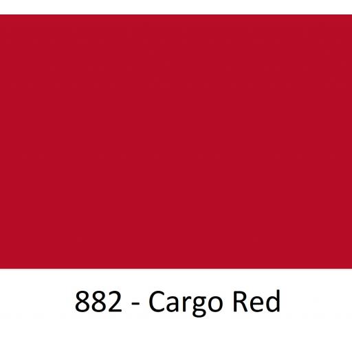 1520mm Wide Oracal 970 Rapid Air Premium Wrapping Cast Vinyl - Cargo Red 882