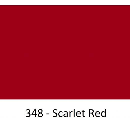 630mm Wide Scarlet Red 348 Gloss Finish Oracal 751 Cast Sign Vinyl