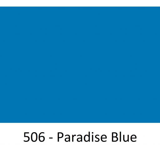 630mm Wide Oracal 551 Series High Performance Cal Vinyl - Paradise Blue 506