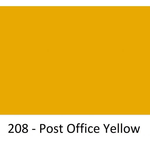 Oracal 751 Cast Vinyl 208 Post Office Yellow 630mm Wide (Self Adhesive)