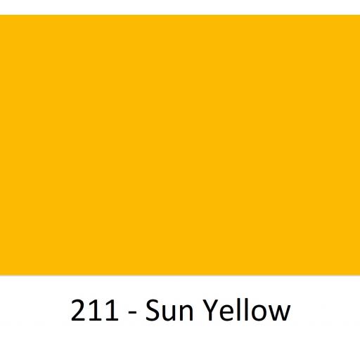 Oracal 751 Cast Vinyl 211 Sun Yellow 1260mm Wide (Self Adhesive)