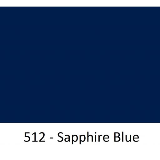 630mm Wide Oracal 551 Series High Performance Cal Vinyl - Sapphire Blue 512