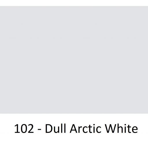 1260mm Wide Oracal 551 Series High Performance Cal Vinyl - Dull Arctic White 102