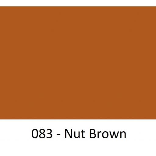 Oracal 751 Cast Vinyl 083 Nut Brown 630mm Wide (Self Adhesive)