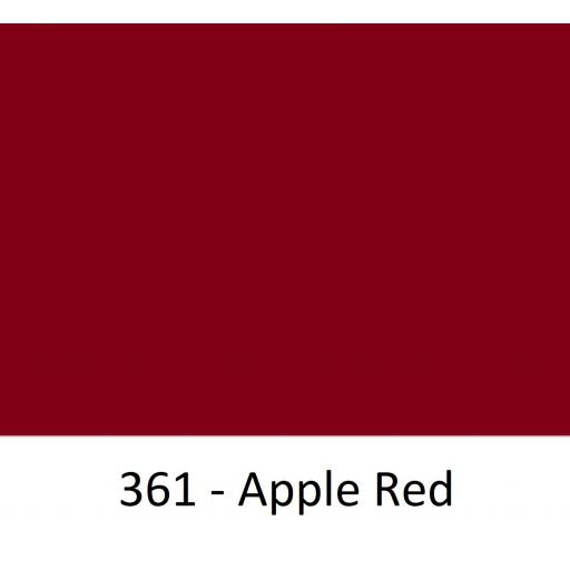 630mm Wide Apple Red 361 Gloss Finish Oracal 751 Cast Sign Vinyl