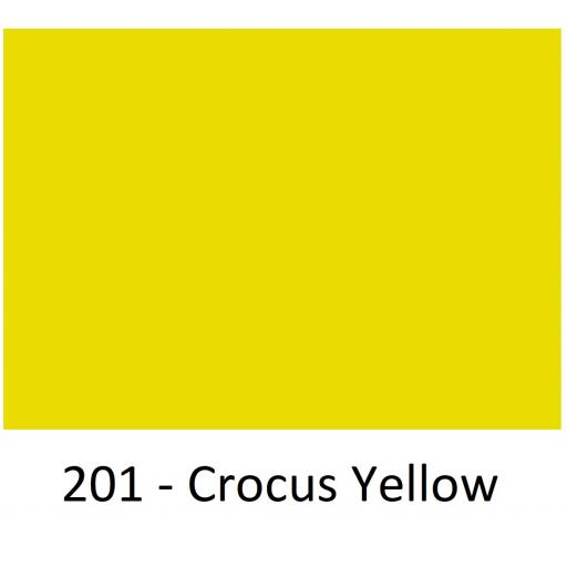 1520mm Wide Oracal 970 Rapid Air Premium Wrapping Cast Vinyl - Crocus Yellow 201 Gloss