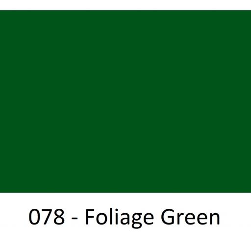 630mm Wide Foliage Green 078 Gloss Finish Oracal 751 Cast Sign Vinyl