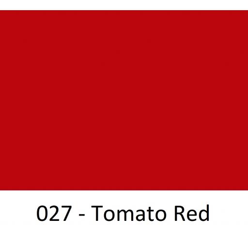 1260mm Wide Oracal 551 Series High Performance Cal Vinyl - Tomato Red 027