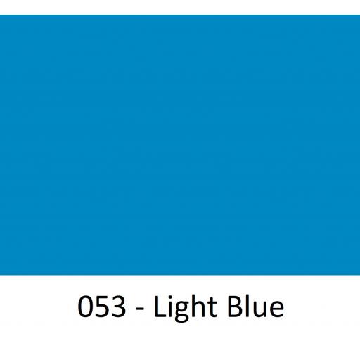 Oracal 651 Series CAD/CAM Plotter Vinyl Gloss 053 Light Blue 630mm Wide