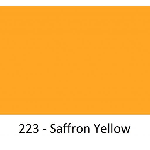 1520mm Wide Oracal 970 Rapid Air Premium Wrapping Cast Vinyl - Saffron Yellow 223 Matt