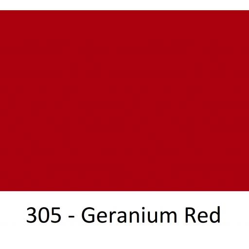 630mm Wide Oracal 551 Series High Performance Cal Vinyl - Geranium Red 305