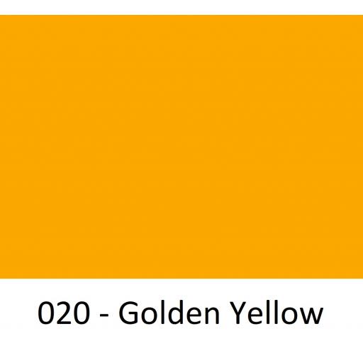 1260mm Wide Oracal 551 Series High Performance Cal Vinyl - Golden Yellow 020