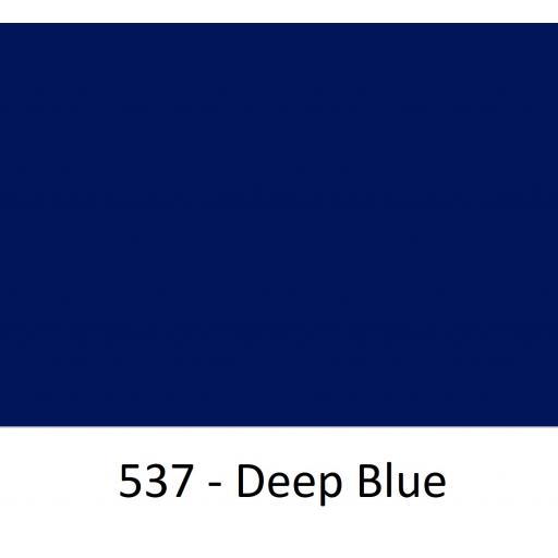 630mm Wide Deep Blue 537 Gloss Finish Oracal 751 Cast Sign Vinyl