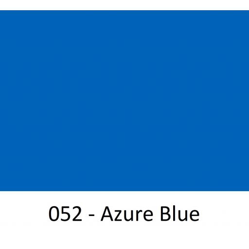 630mm Wide Azure Blue 052 Gloss Finish Oracal 751 Cast Sign Vinyl