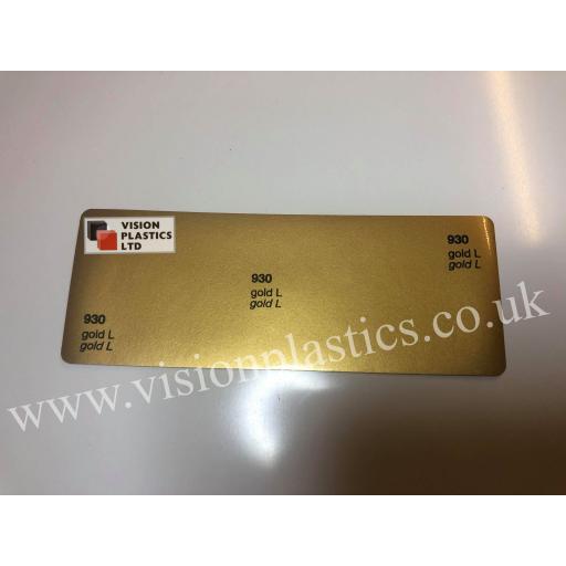 630mm Wide Oracal 551 Series High Performance Cal Vinyl - Gold 930