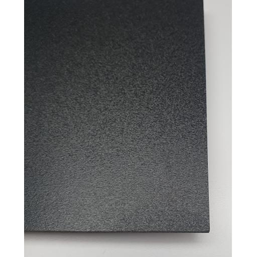 2440 x 1220 x 10mm Black Foam PVC Sheet - Matt Finish