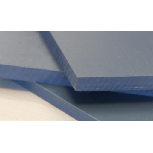 2440mm x 1220mm x 12mm Grey PVC Sheet - RAL7011