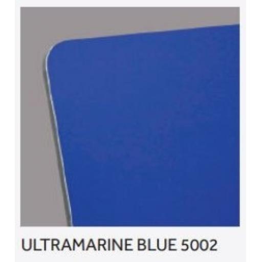 2440mm x 1220mm x 3mm Blue Aluminium Composite Sheet (Gloss/Matt)