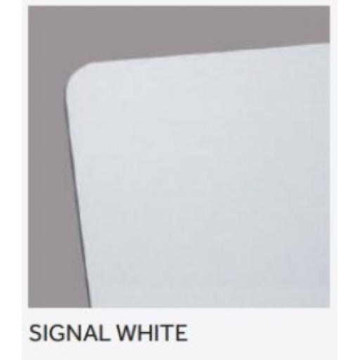 2440mm x 1220mm x 3mm Gloss/Matt White 0.21mm Skin Lite Aluminium Composite