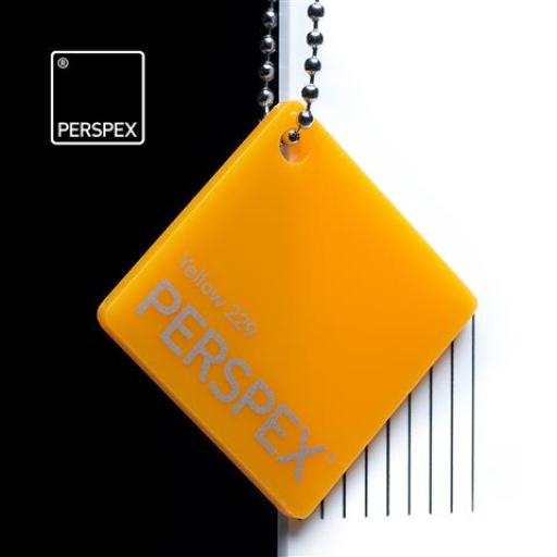 229 Yellow Perspex® Cast Acrylic Sheet Options