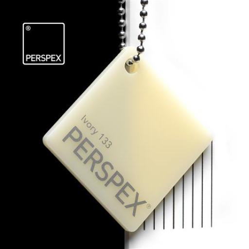 133 Ivory Perspex® Cast Acrylic Sheet Options