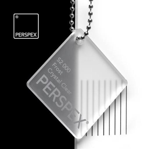 S2 000 Crystal  Clear Frost Perspex® Cast Acrylic Sheet Options
