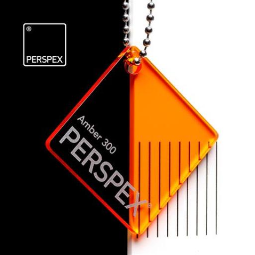 300 Amber Perspex® Cast Acrylic Sheet Options