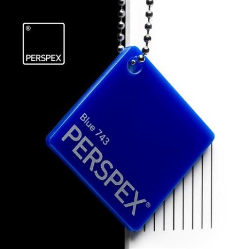 743 Blue Perspex® Cast Acrylic Sheet Options